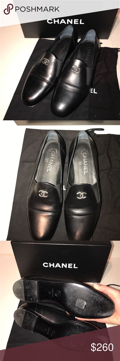 chanel fcream straw flat shoes|authentic chanel loafers.